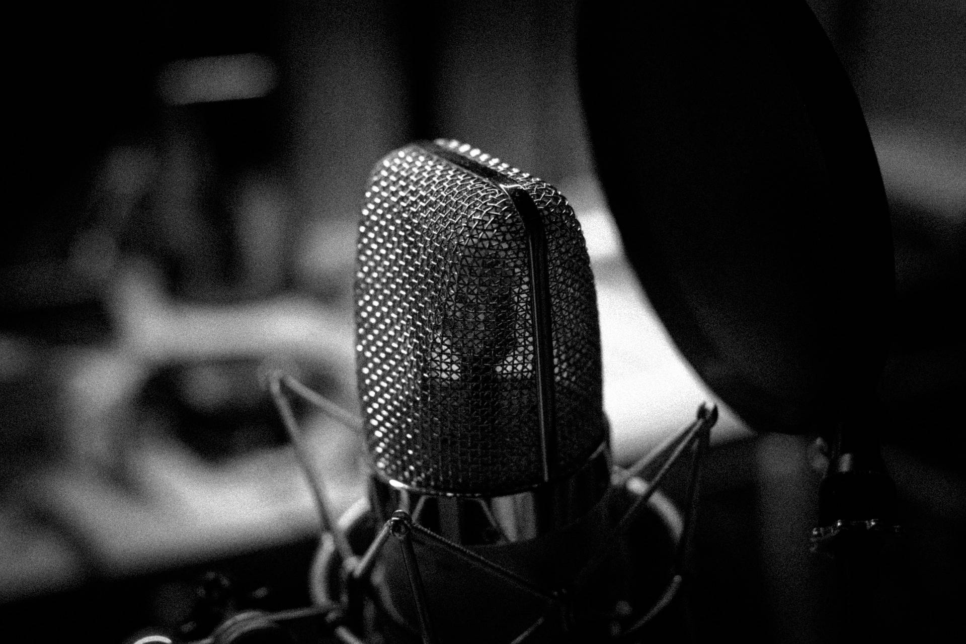 Neumann microphone — professional voice recording